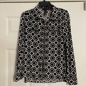 INC International Concepts long sleeve blouse S